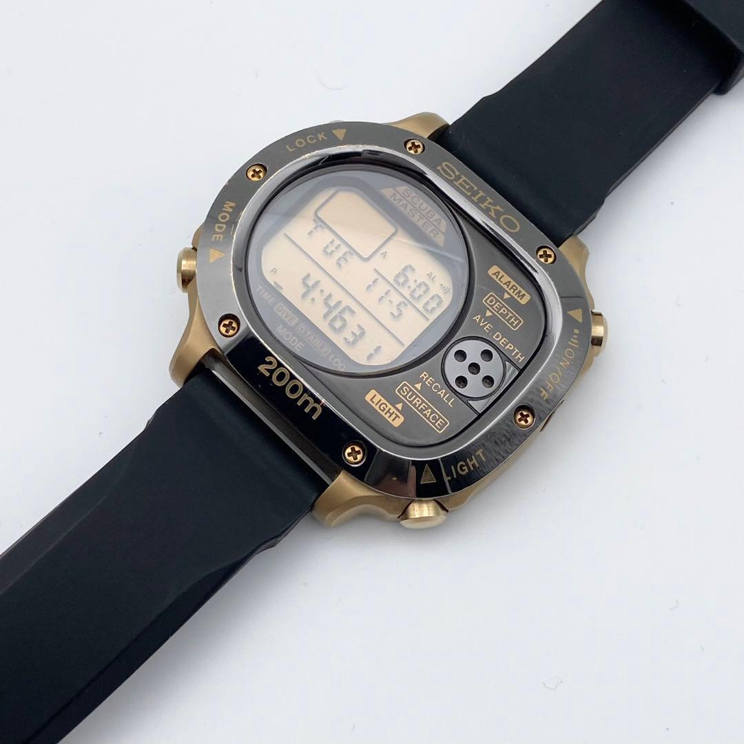 【稼働品】SEIKO スキューバマスター 200m デジタル 腕時計 メンズ