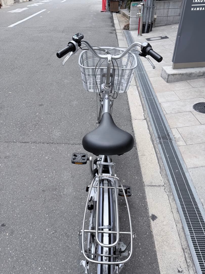 大阪府　ブリヂストン　シルバー 電動アシスト自転車 アシスト自転車