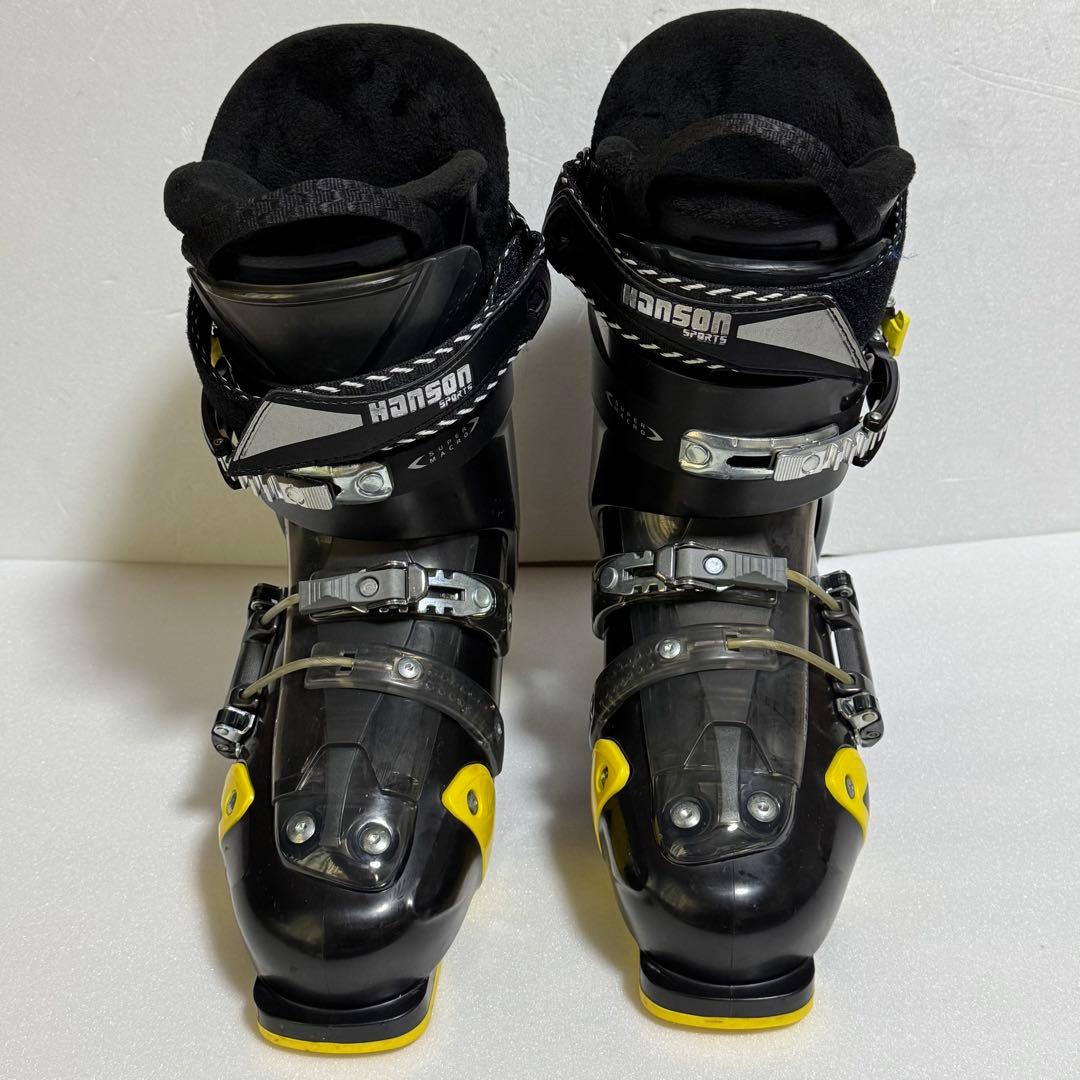 27-27.5cmHanson Spyder 80 スキー靴 ブラック/イエロー