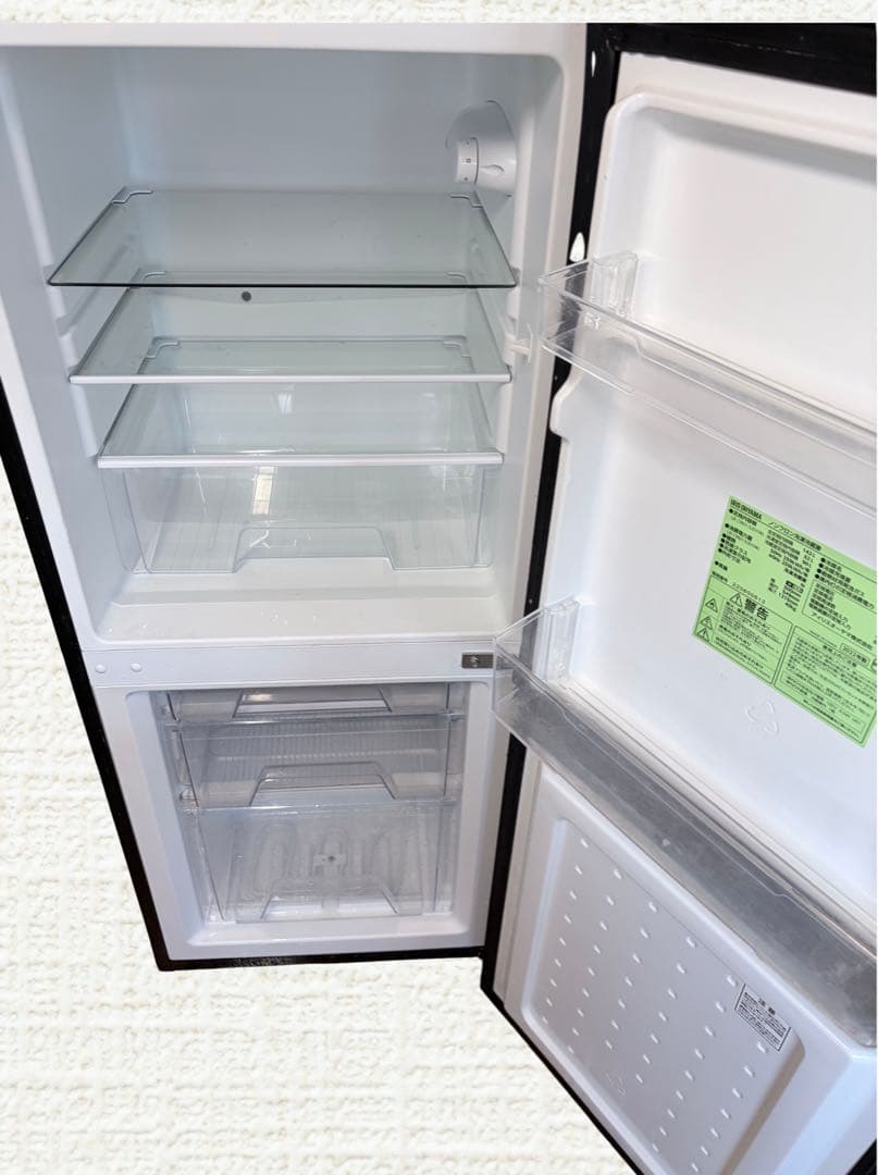 アイリスオーヤマ 冷蔵庫 142L ブラック IRSD-14A-B 2022年製