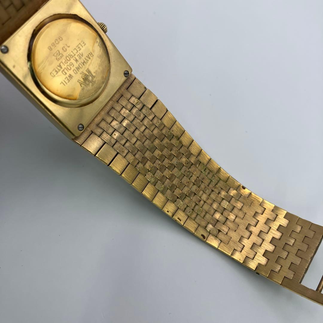 RAYMONDWEIL18KGOLDELECTROPLATED 腕時計【不動】Y