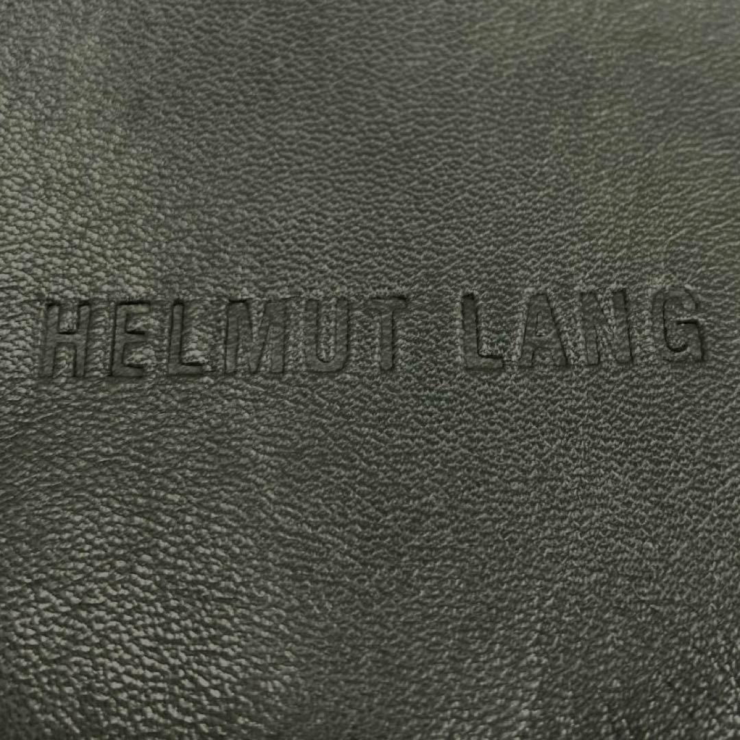 n*l様 【希少】ヘルムートラング　本人期 ボストン型 レザーハンドバッグ 本革