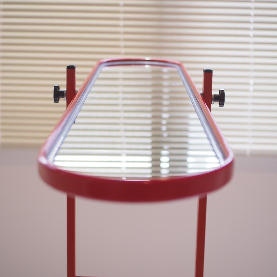 ミッドセンチュリー 80s レトロポップ スタンドミラー