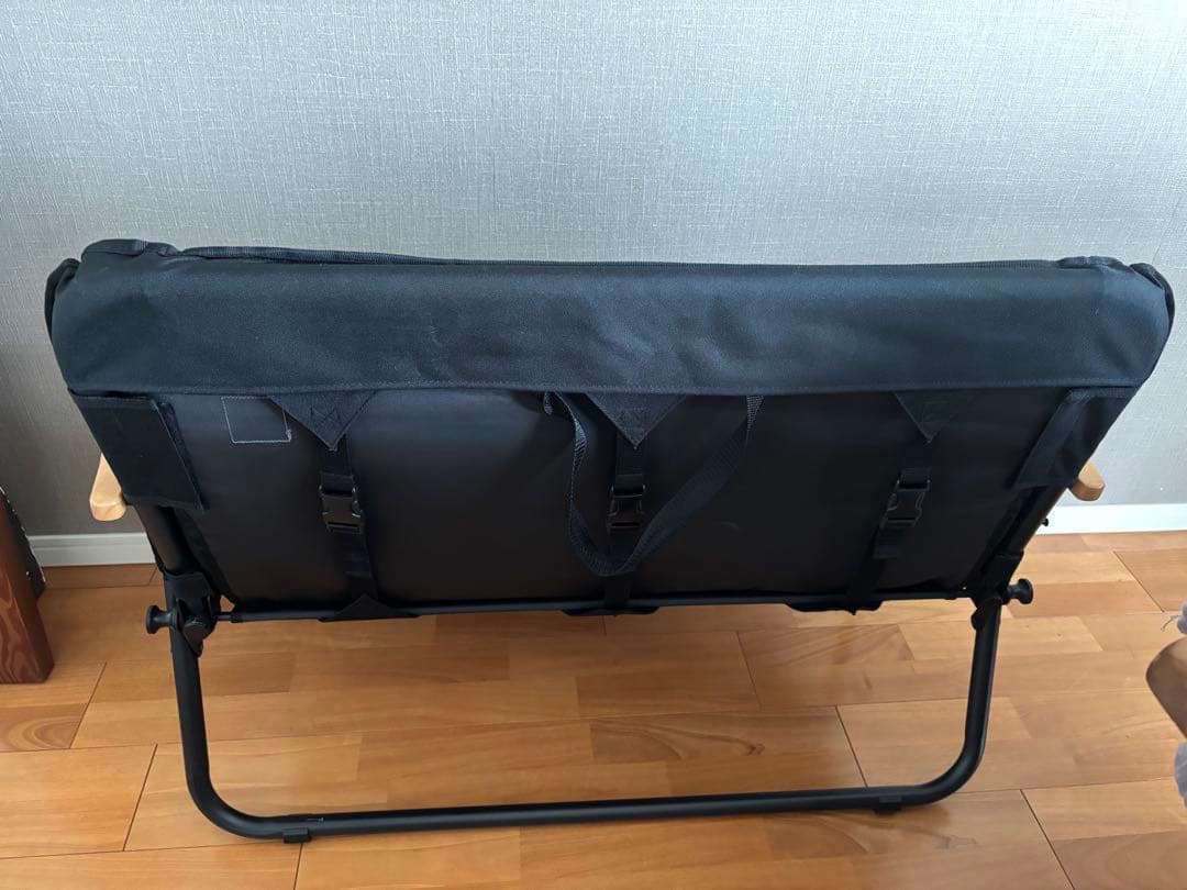 DOD グッドラックソファ ブラック 2人掛け 折りたたみチェア キャンプ