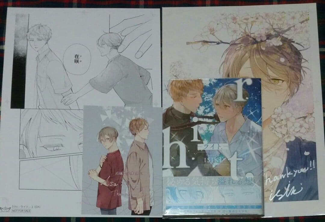 riht ライト　ｒｉｈｔ．－ライト．－　ISIKI　複製原画　2枚
