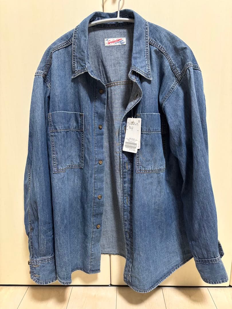 【未使用】Spick & Spanライトオンスデニムシャツ
