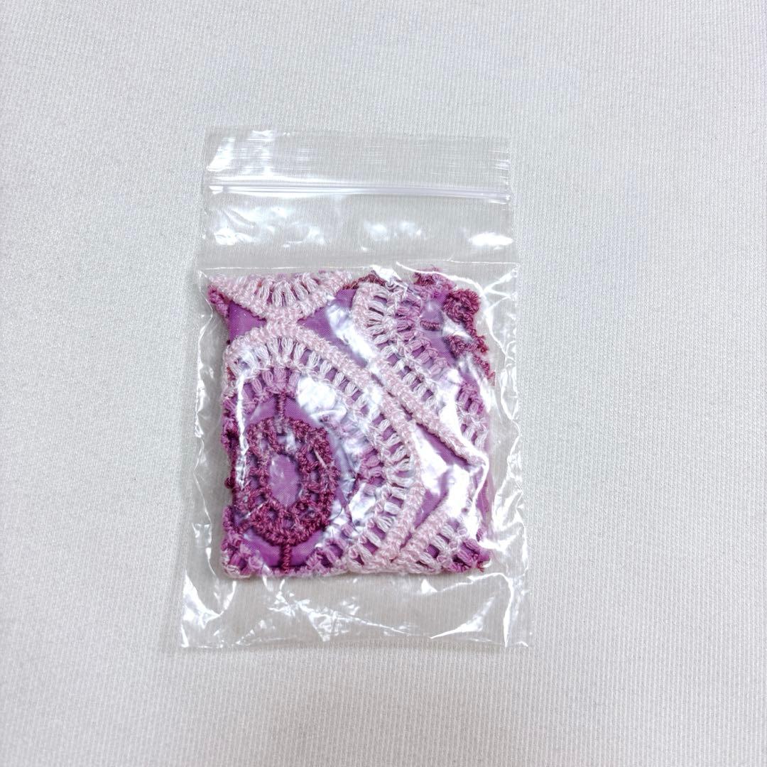 可愛い♡コムデギャルソンコムデギャルソン AD2022 クロシェレースドレス S