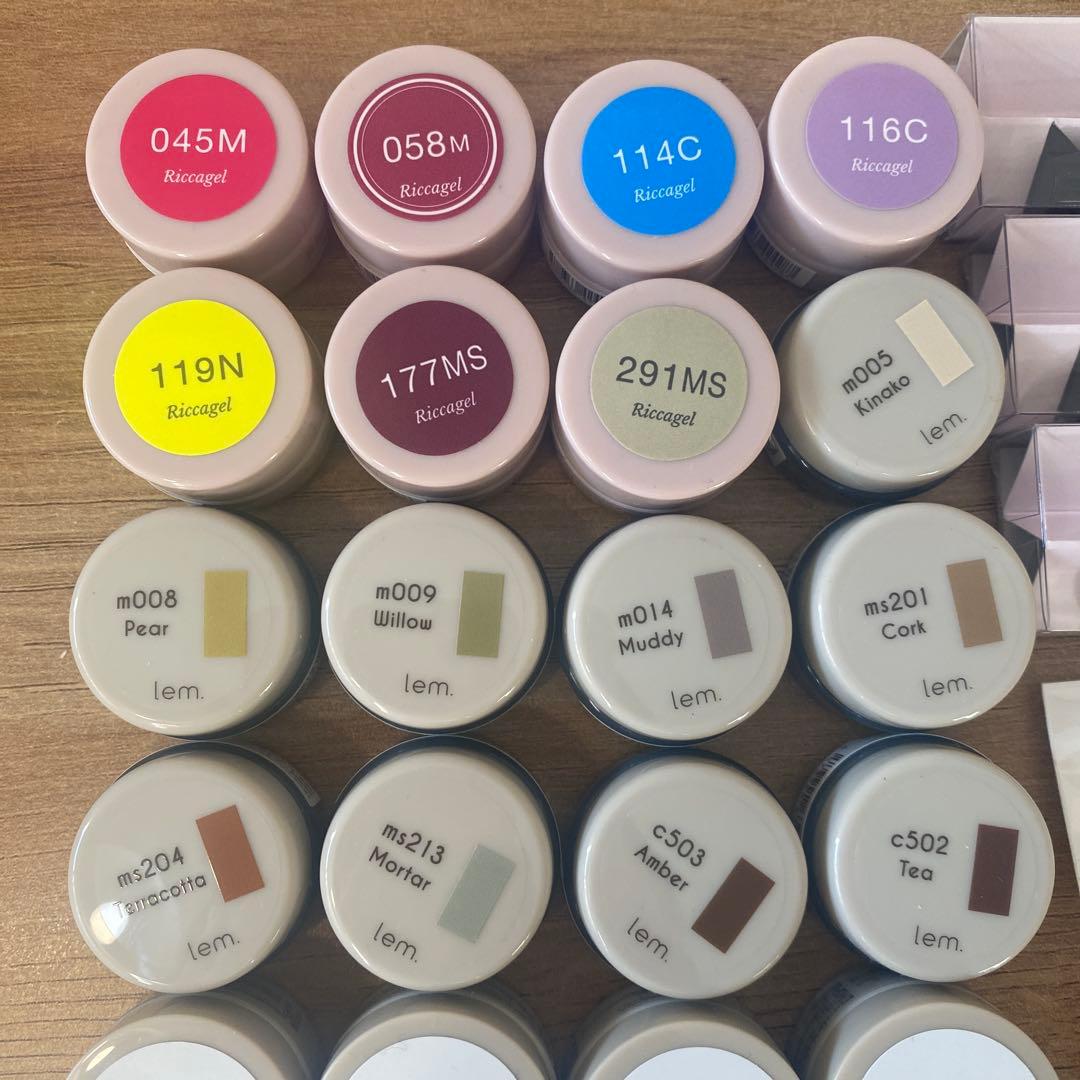 まとめ売り　ジェルネイル　筆　Riccagel lem. cireon