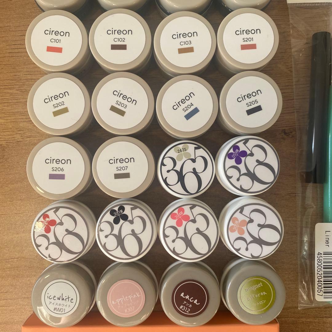 まとめ売り　ジェルネイル　筆　Riccagel lem. cireon