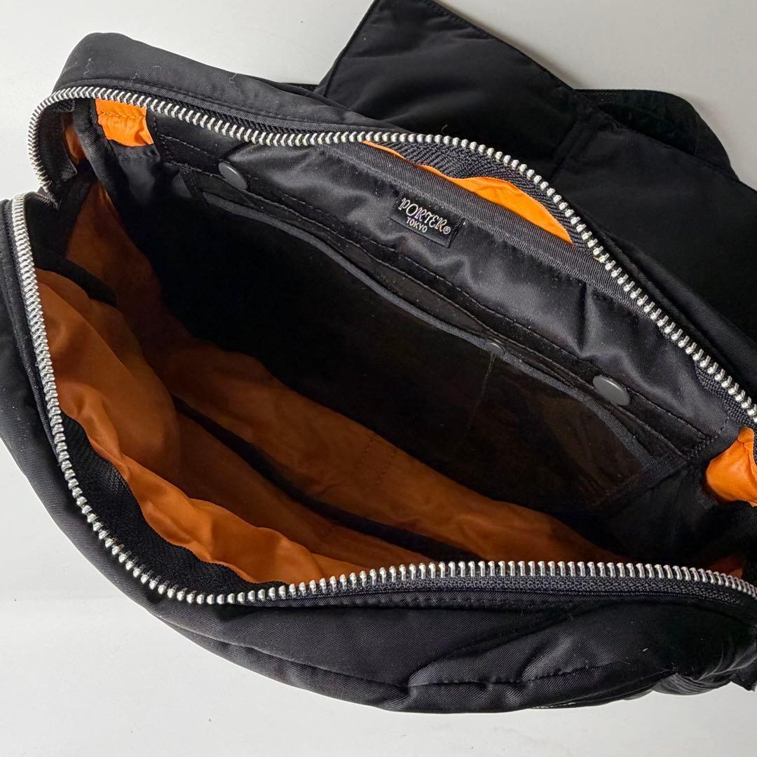 ポーター タンカー ヘルメットバッグ フラップ 2way ブラック大容量