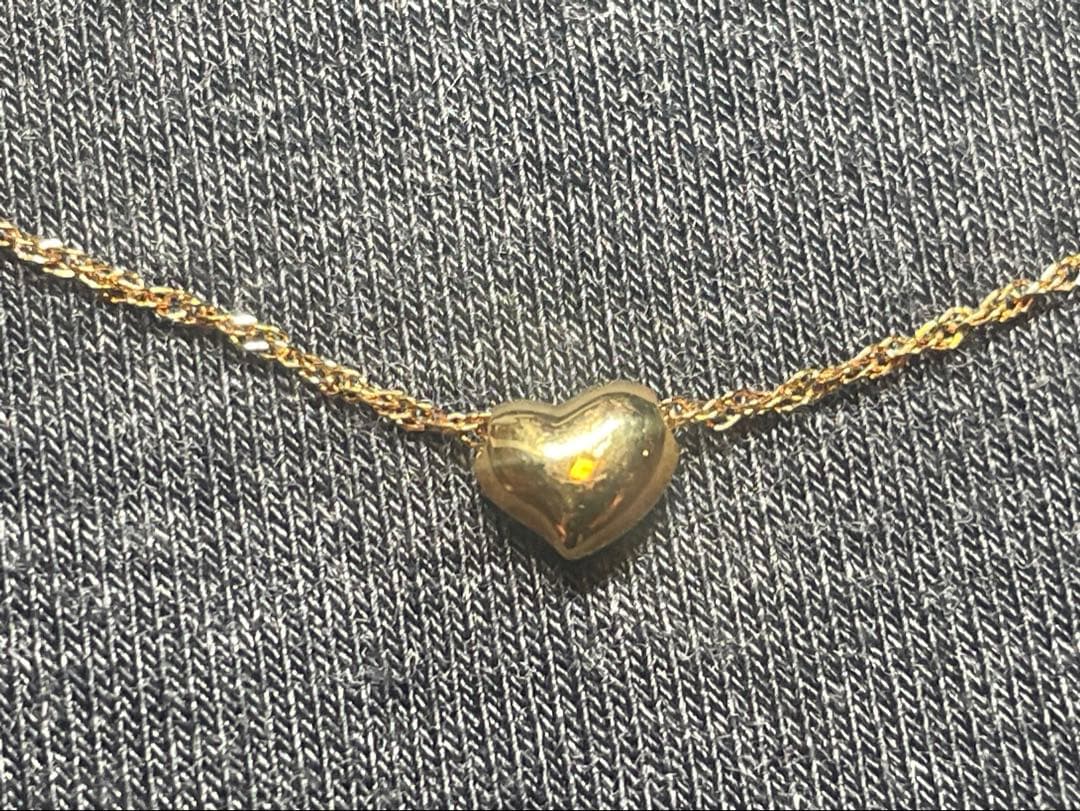 クレージュ　K18ハートネックレス