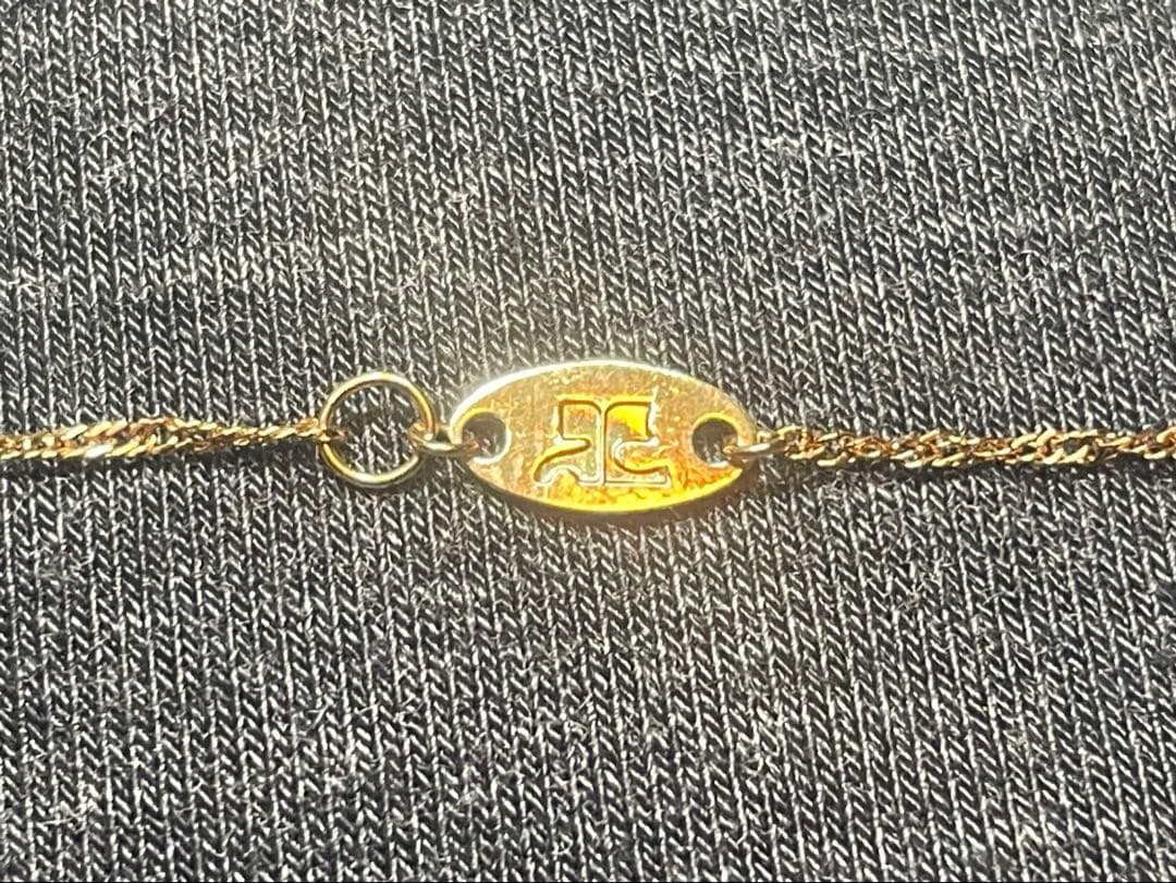 クレージュ　K18ハートネックレス