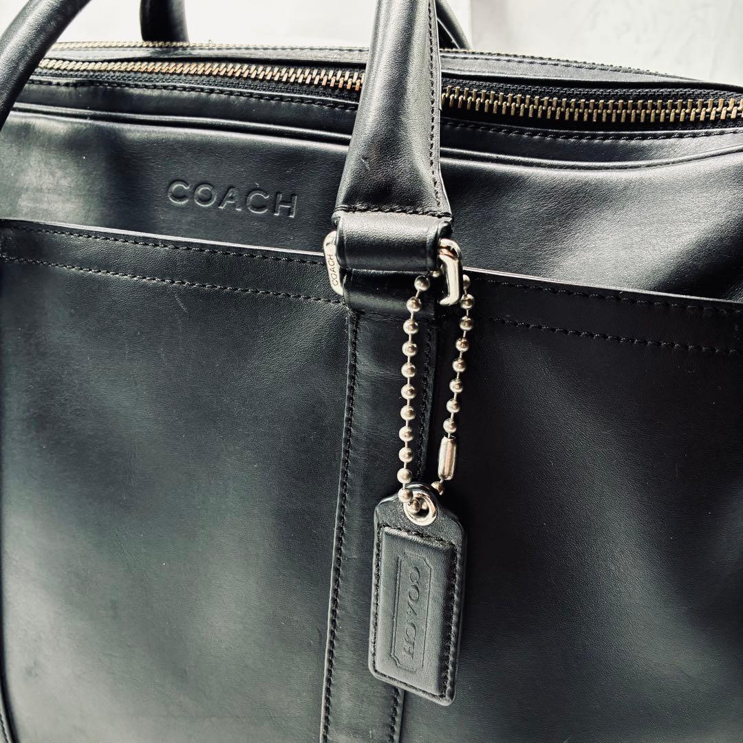 COACH F71065 レキシントン ブリーフケース ビジネスバッグ 黒