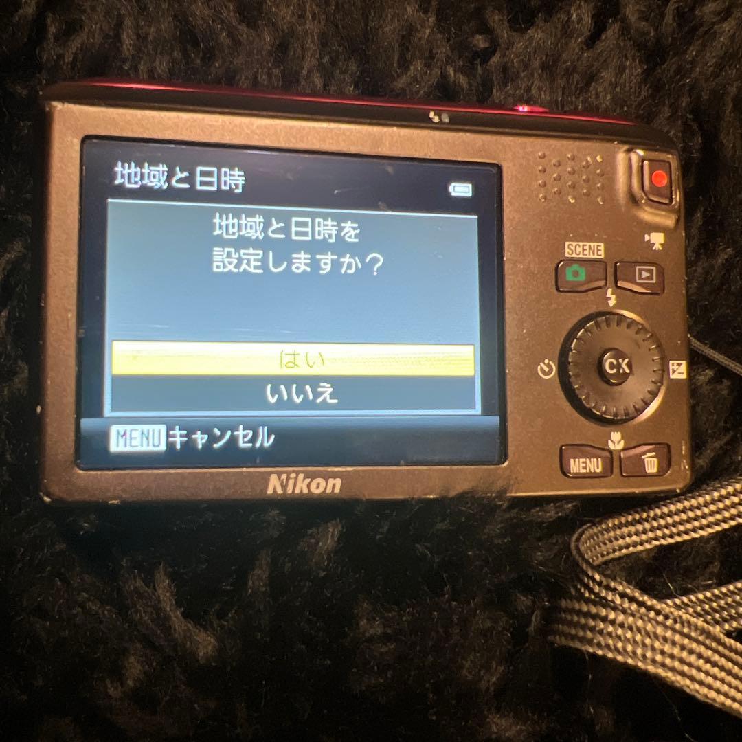 H*t様 Nikon COOLPIX S6300 赤 デジタルカメラ 動作⚪︎