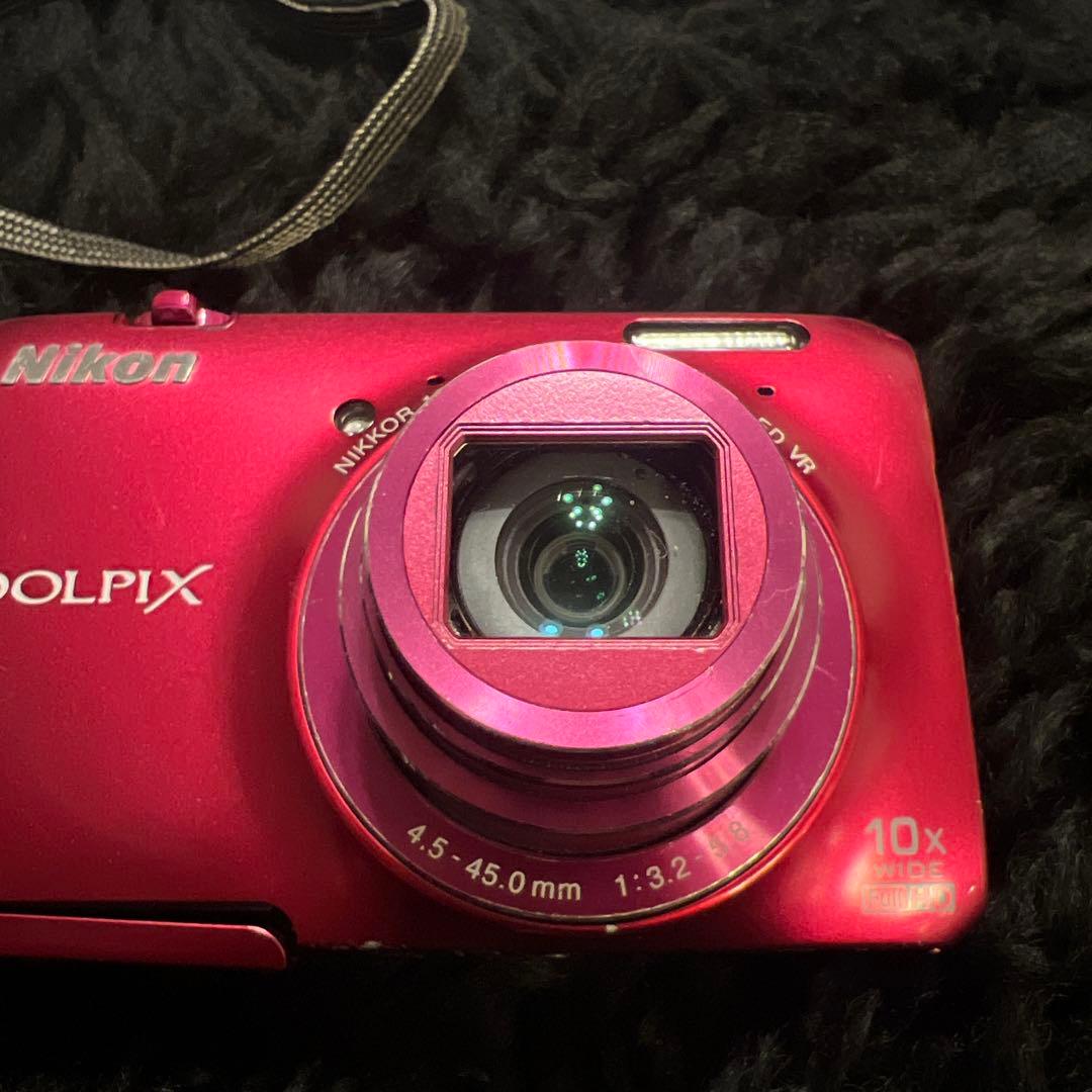 H*t様 Nikon COOLPIX S6300 赤 デジタルカメラ 動作⚪︎