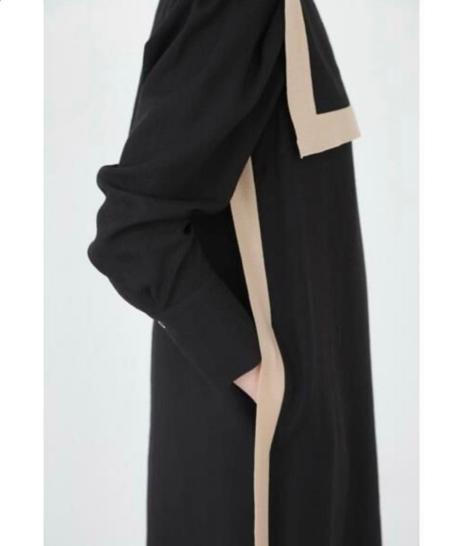 美品✨ADORE バイカラーライン ジョーゼットセーラーヨーク ワンピース