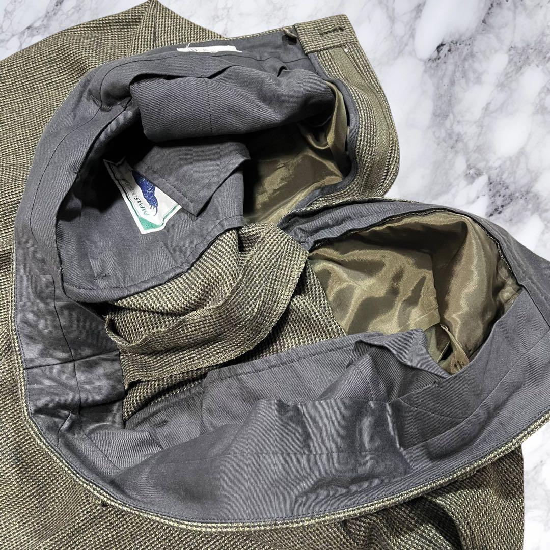 大きいサイズ パパス マーリング＆エヴァンス セットアップ スーツ 千鳥格子 L