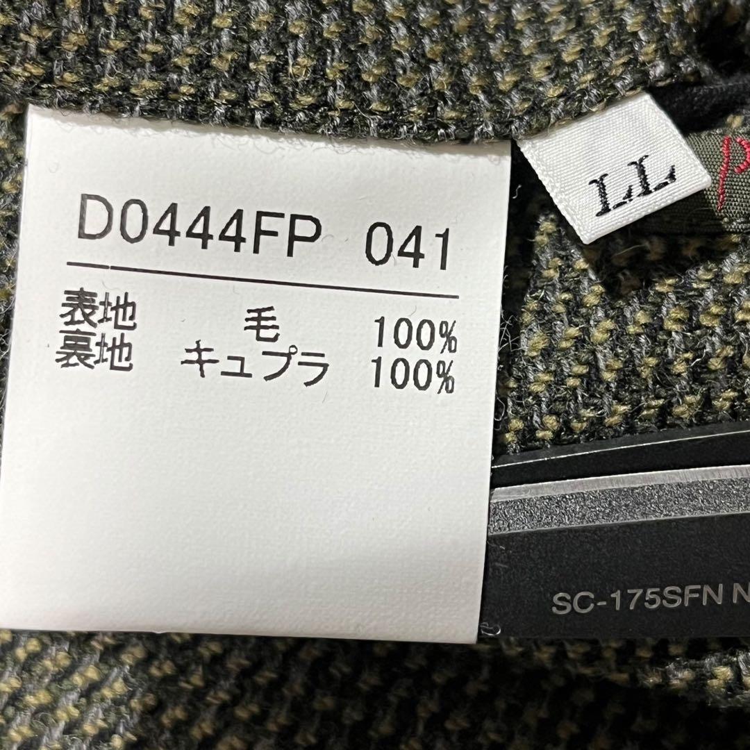 大きいサイズ パパス マーリング＆エヴァンス セットアップ スーツ 千鳥格子 L