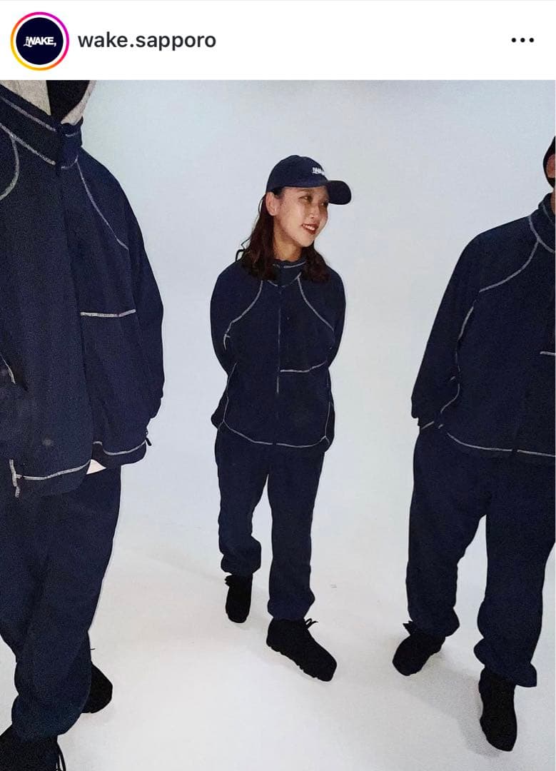 【wake sapporo】Acy for WAKE FLEECE セットアップ