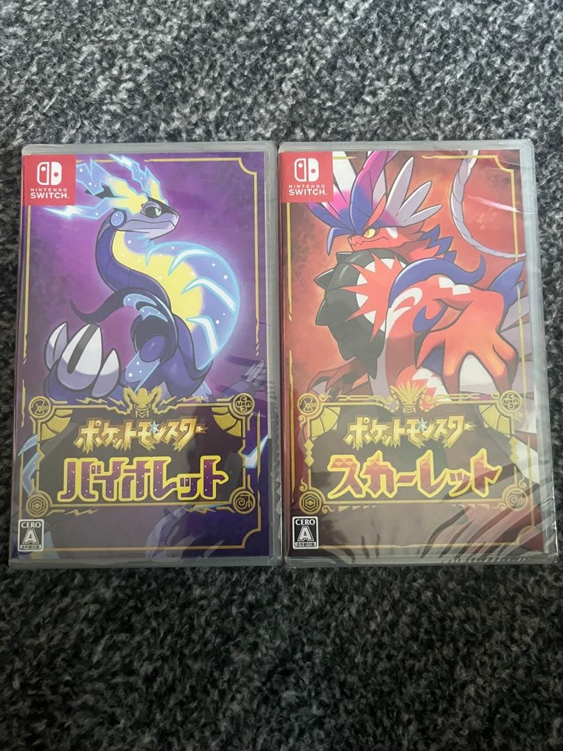 【未開封】ポケモン ポケットモンスター スカーレット バイオレット