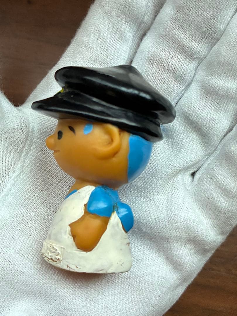 【当時物】福正宗 フクちゃん　指人形 フクマサムネ ソフビ　アンティーク