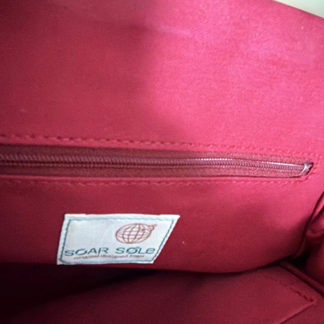 [美品] SOAR SOLe ソアソウル　ゴブラン織　がまくち型バック　お洒落