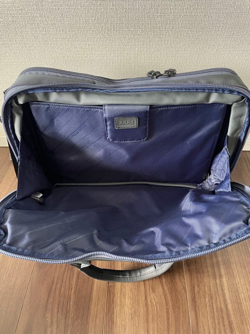 ゼロハリバートン　グレー ナイロン ビジネスバッグ