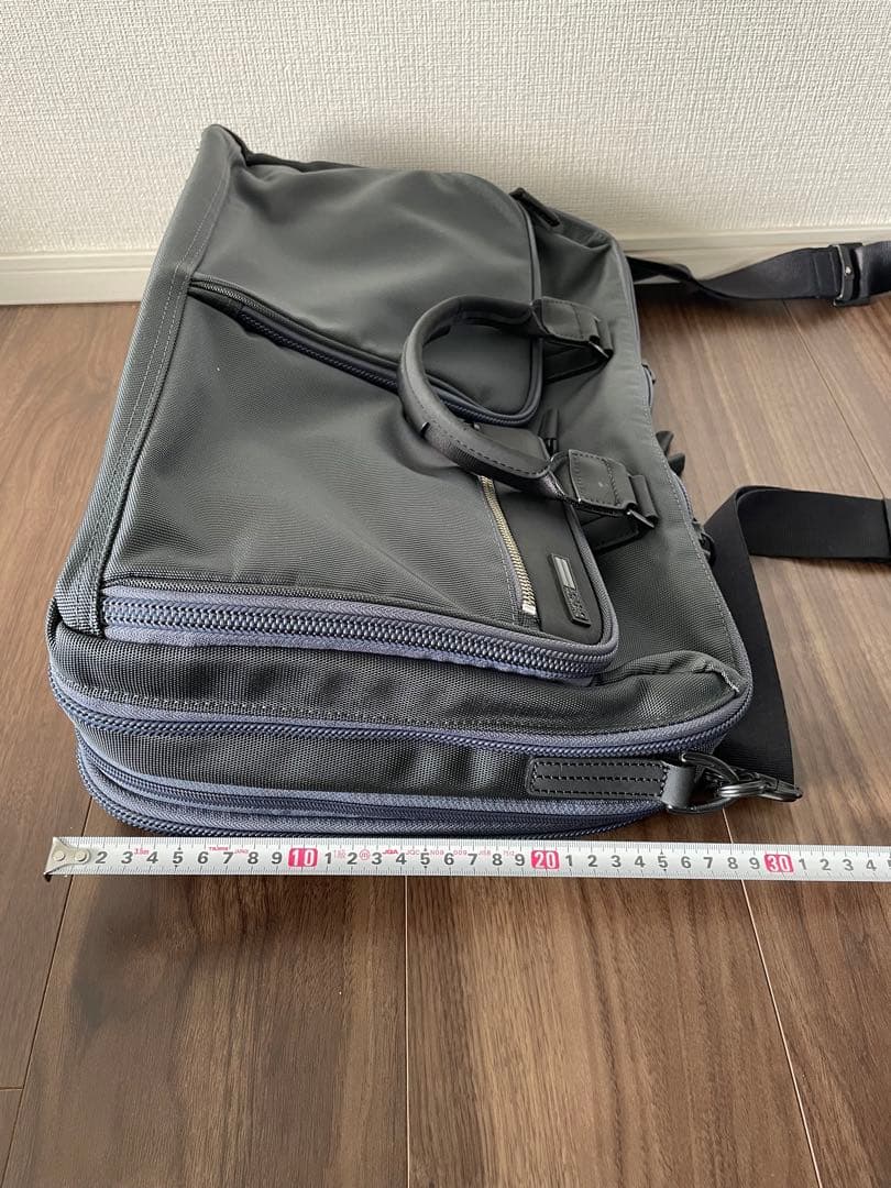 ゼロハリバートン　グレー ナイロン ビジネスバッグ