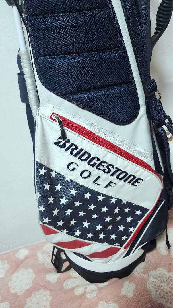 モモちゃん:Bridgestone アメリカ国旗デザイン ゴルフバッグ