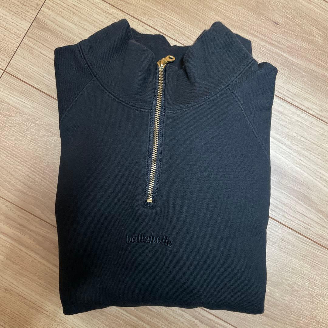 ballaholic ハーフジップ ブラック ウェア