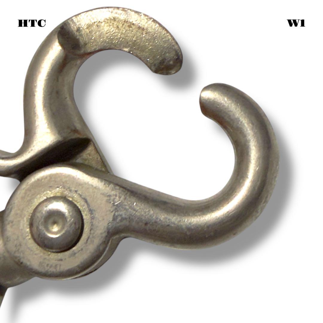 ★限定出品★ HTC ウォレット コード レザー スタッズ ブラック 黒白 本革