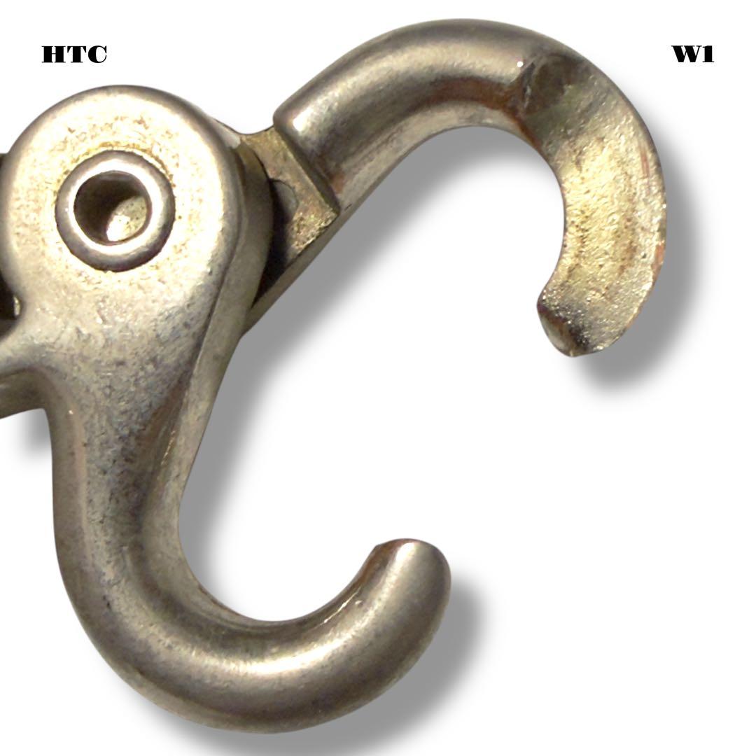 ★限定出品★ HTC ウォレット コード レザー スタッズ ブラック 黒白 本革