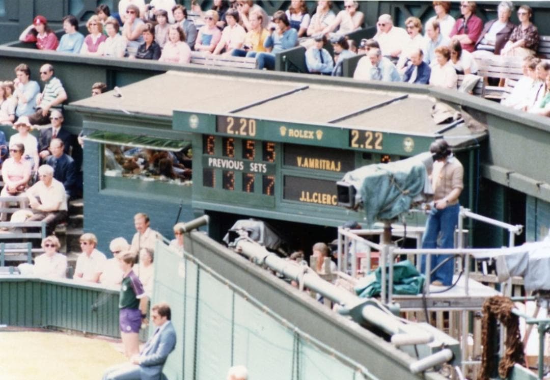 6/25/1980 ウインブルドン・テニス・チケットと当時の公式プログラム