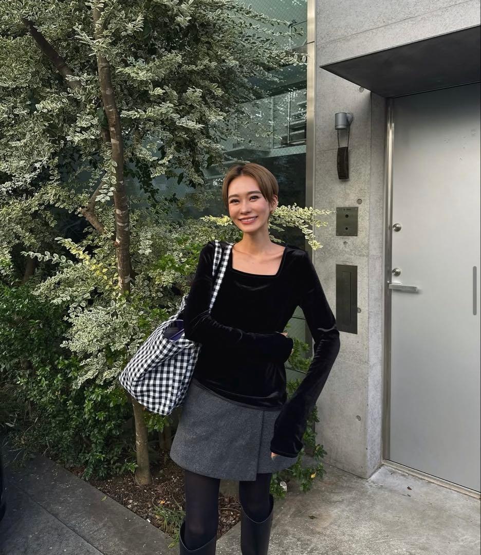 ellie ELLIE エリー スコート キュロットGRAY Sサイズ