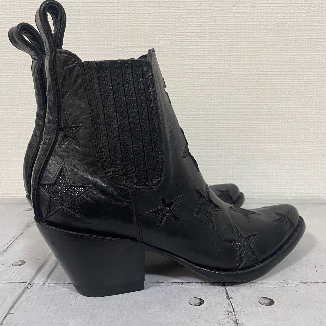 OLD GRINGO オールドグリンゴ ウエスタンブーツ　星　レザー　黒