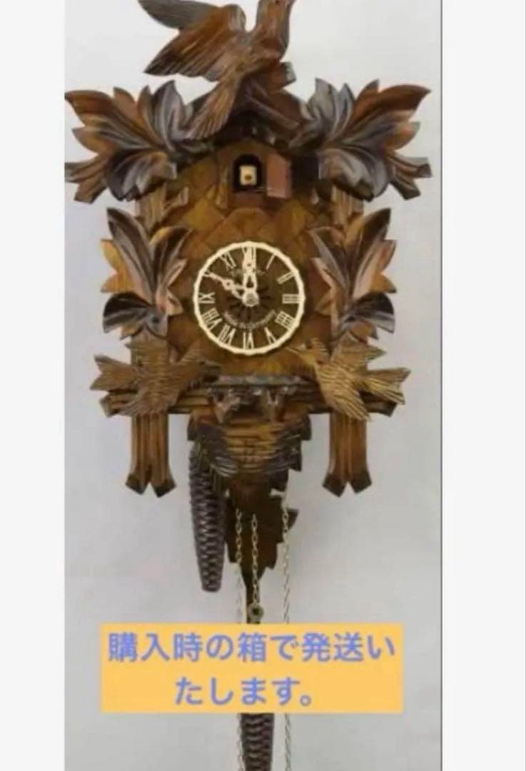 【アンティーク】ドイツ製オルゴール付きカッコウ時計