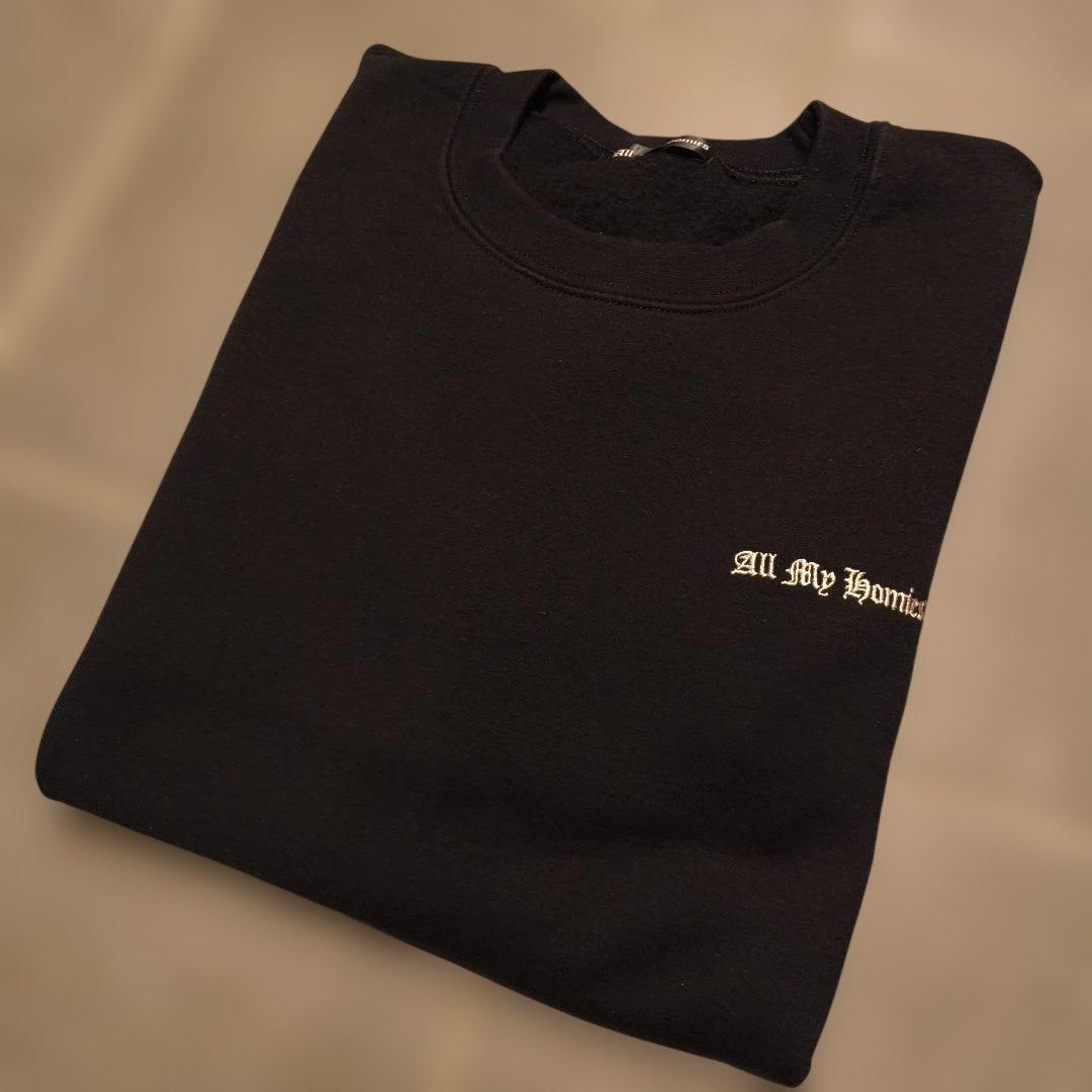 希少 初期 限定 All My Homies ロゴ刺繍 クルーネック スウェット