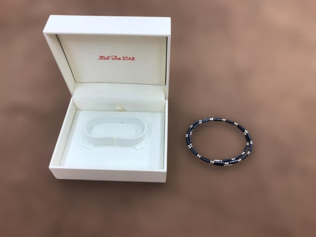 Lill one STAR リルワンスター ブレスレット ネイビー箱付