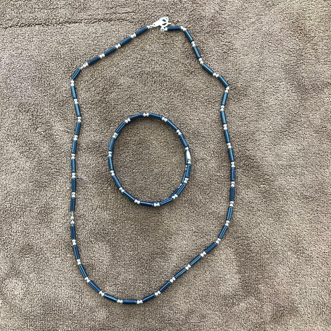 Lill one STAR リルワンスター ブレスレット ネイビー箱付