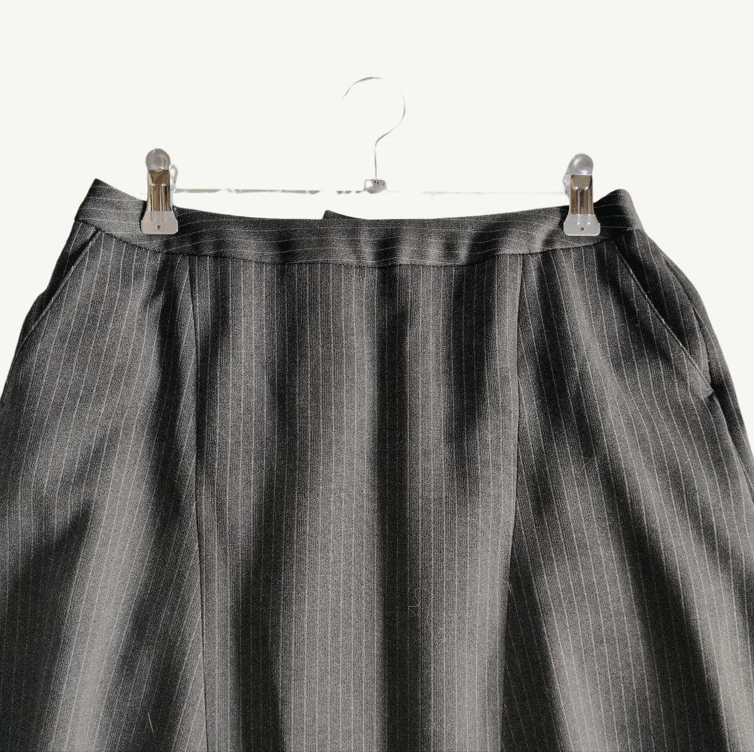 美品☆ アルファピア 事務服 オフィススーツ グレー 13号 ウォッシャブル