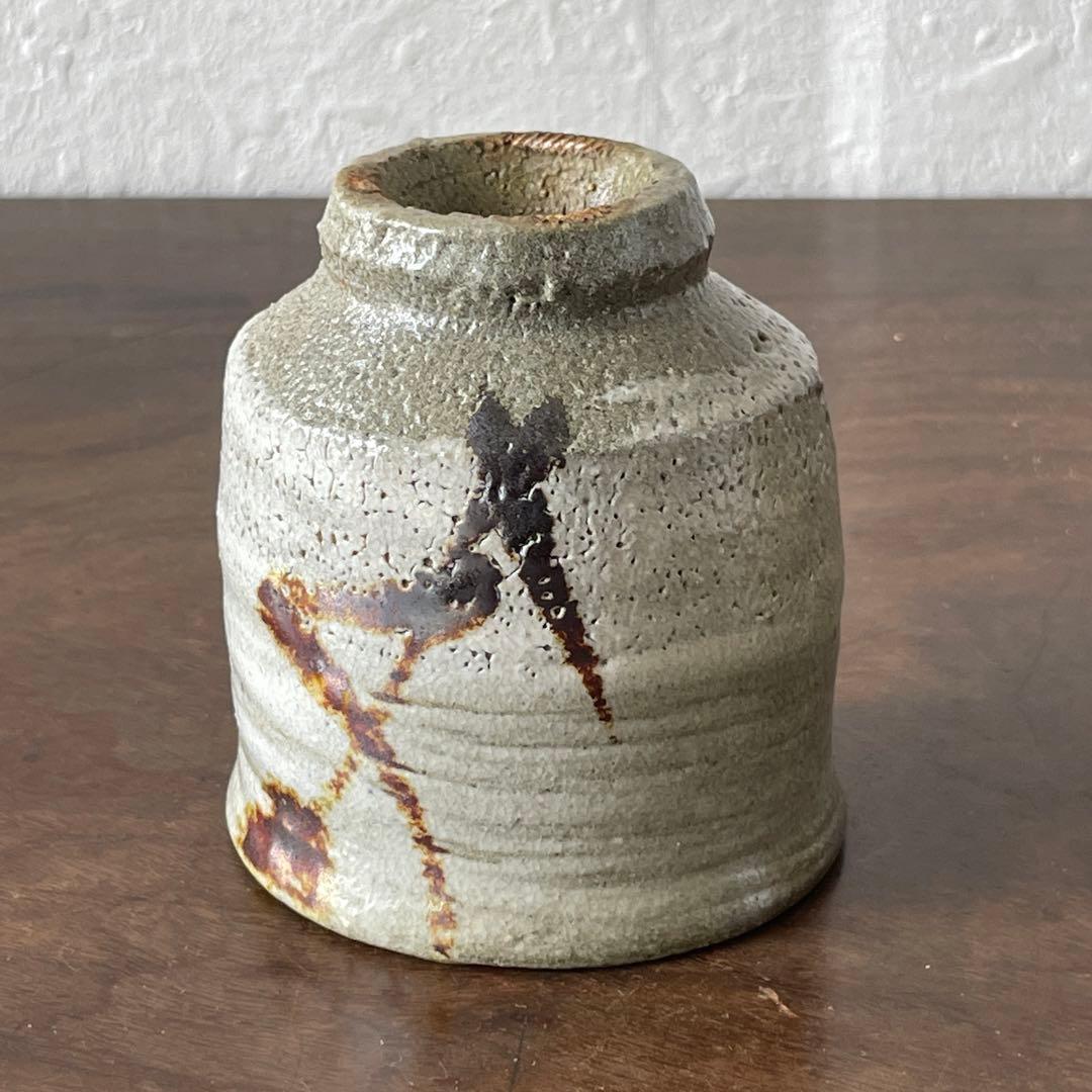 人間国宝　浜田庄司　鉄絵　湯呑　共箱　酒器　ぐい呑　としても