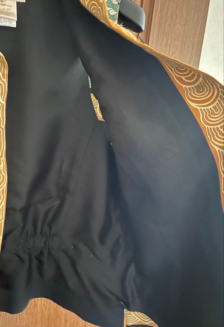 HERMES ジレ　エルメス　ベスト　シルク　マルジェラ　草木柄　ヴィンテージ