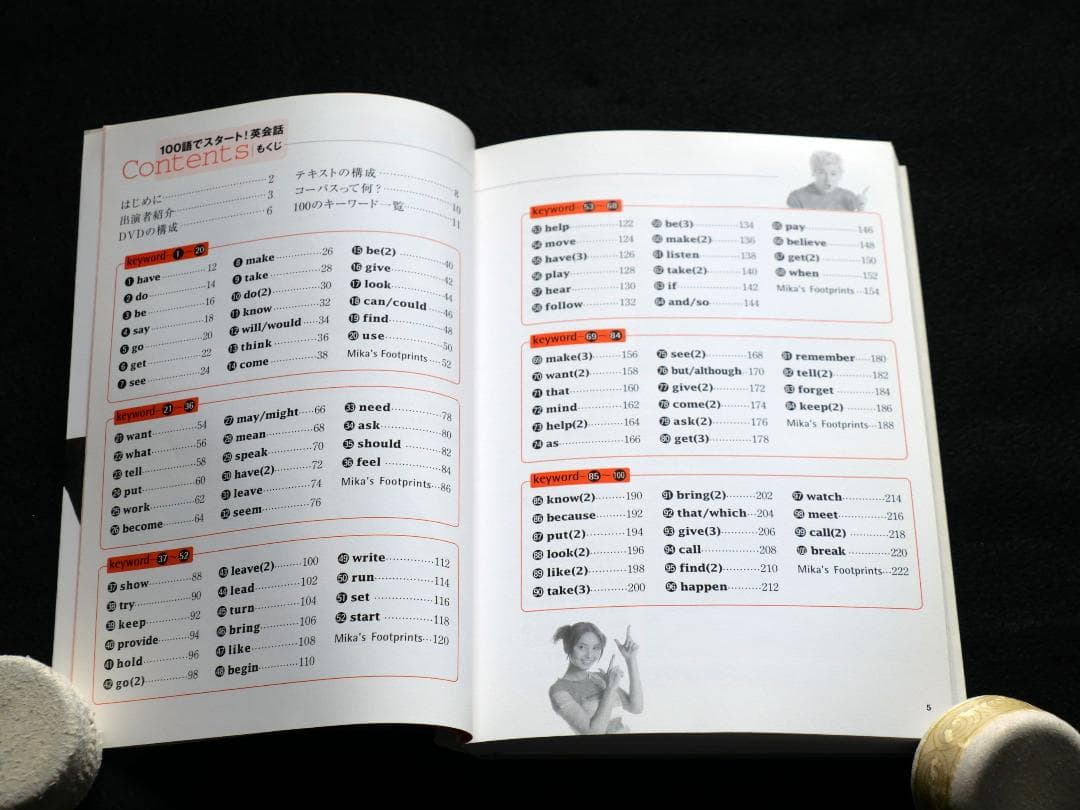 NHKテレビ100語でスタート英会話2003全6冊＋DVD BOOK【中古】