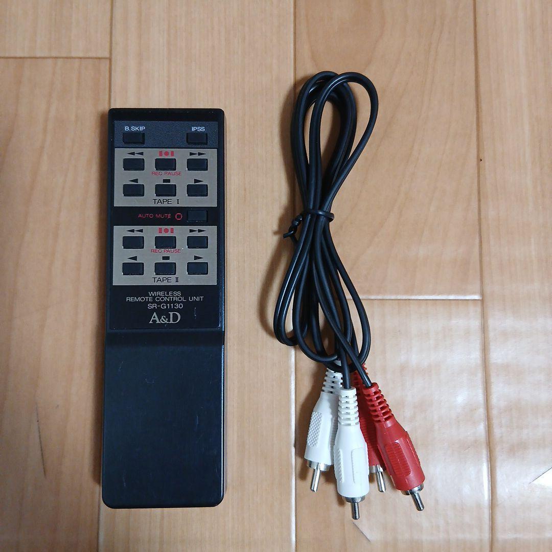 A&D GX-W4500 赤井電機 ダブルカセットデッキ【リモコン付き動作品】