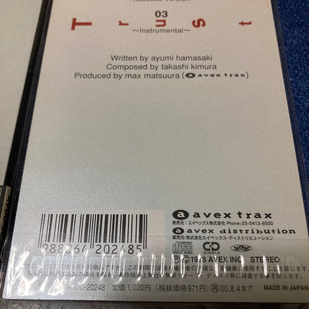 浜崎あゆみ　ayumi hamasaki .8センチ8cm シングル短冊邦楽CD