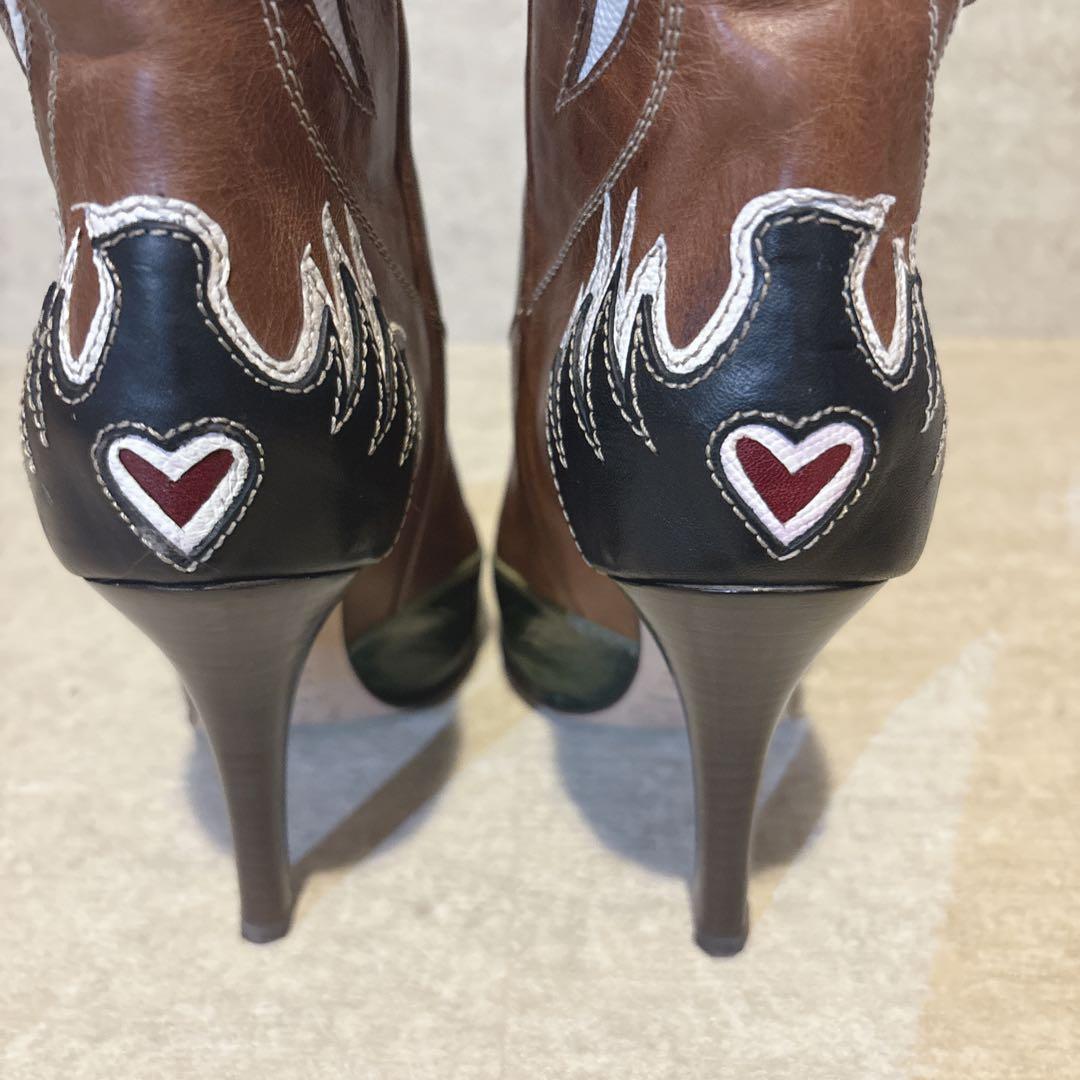 希少 DOLCE&GABBANA ドルチェ&ガッパーナ ウエスタンブーツ