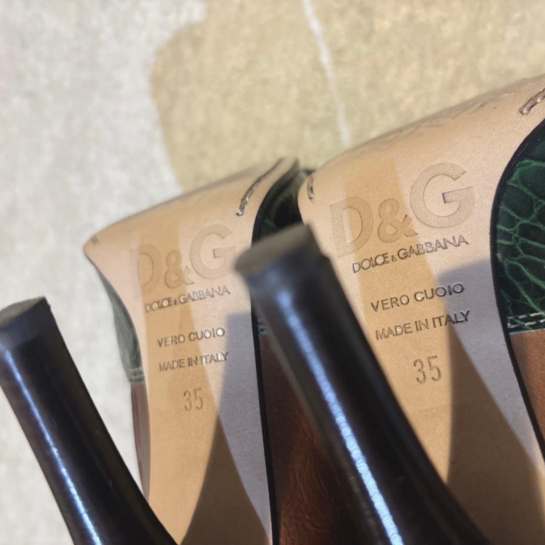 希少 DOLCE&GABBANA ドルチェ&ガッパーナ ウエスタンブーツ