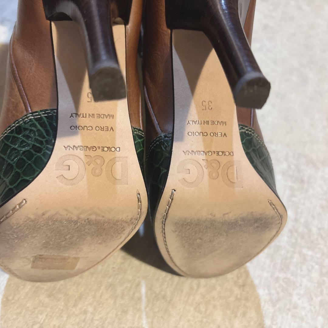 希少 DOLCE&GABBANA ドルチェ&ガッパーナ ウエスタンブーツ