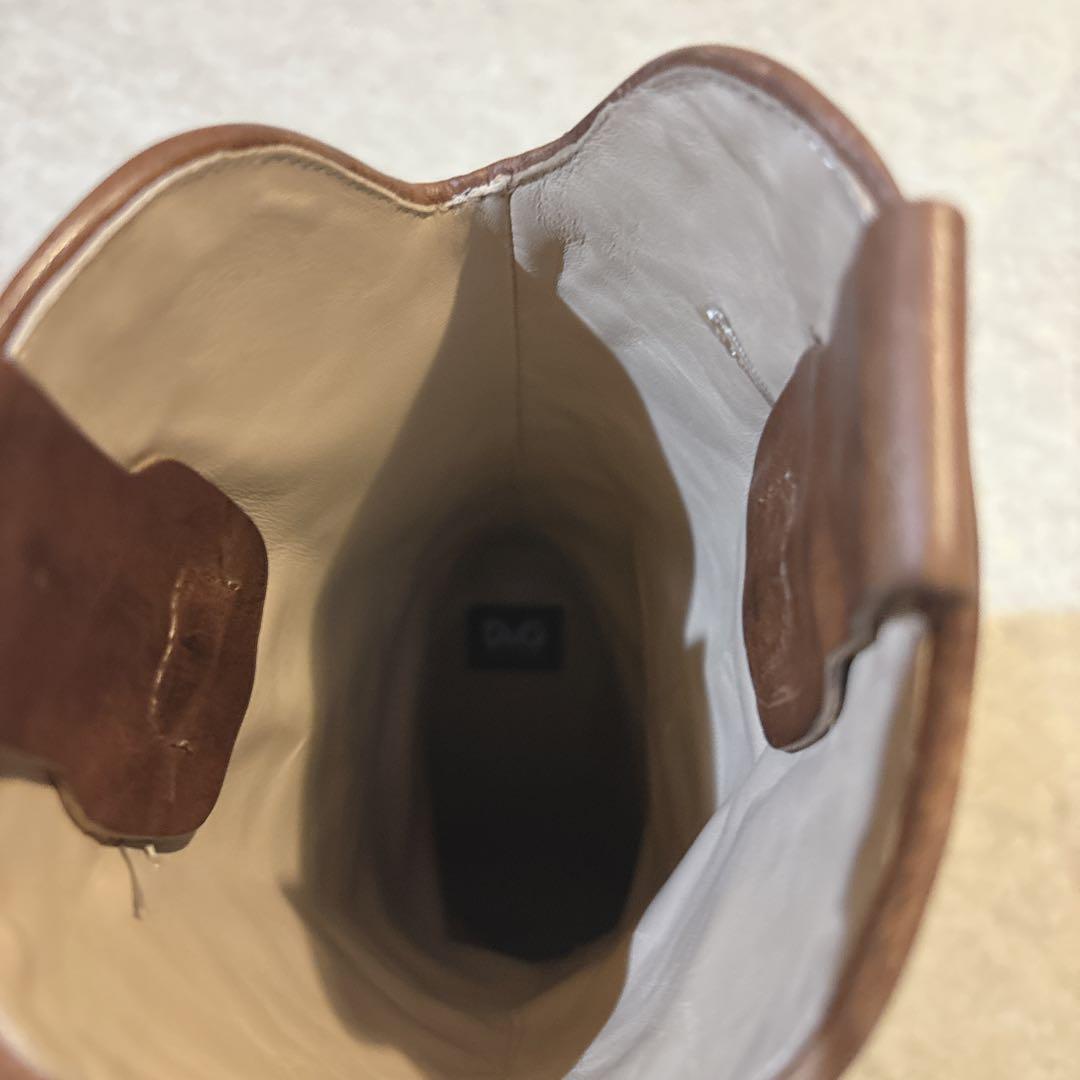 希少 DOLCE&GABBANA ドルチェ&ガッパーナ ウエスタンブーツ