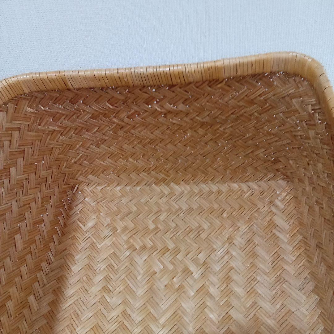 鳥越すず竹竹細工行李かご(大型67cm)